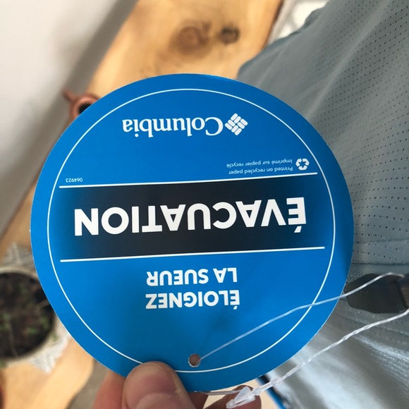 columbia blue zip-up - Picture 2 of 5